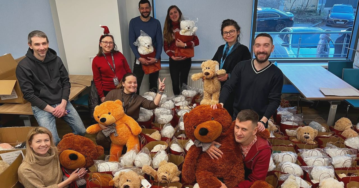 EPAMersi przynoszą świąteczną radość dzieciom z Ukrainy