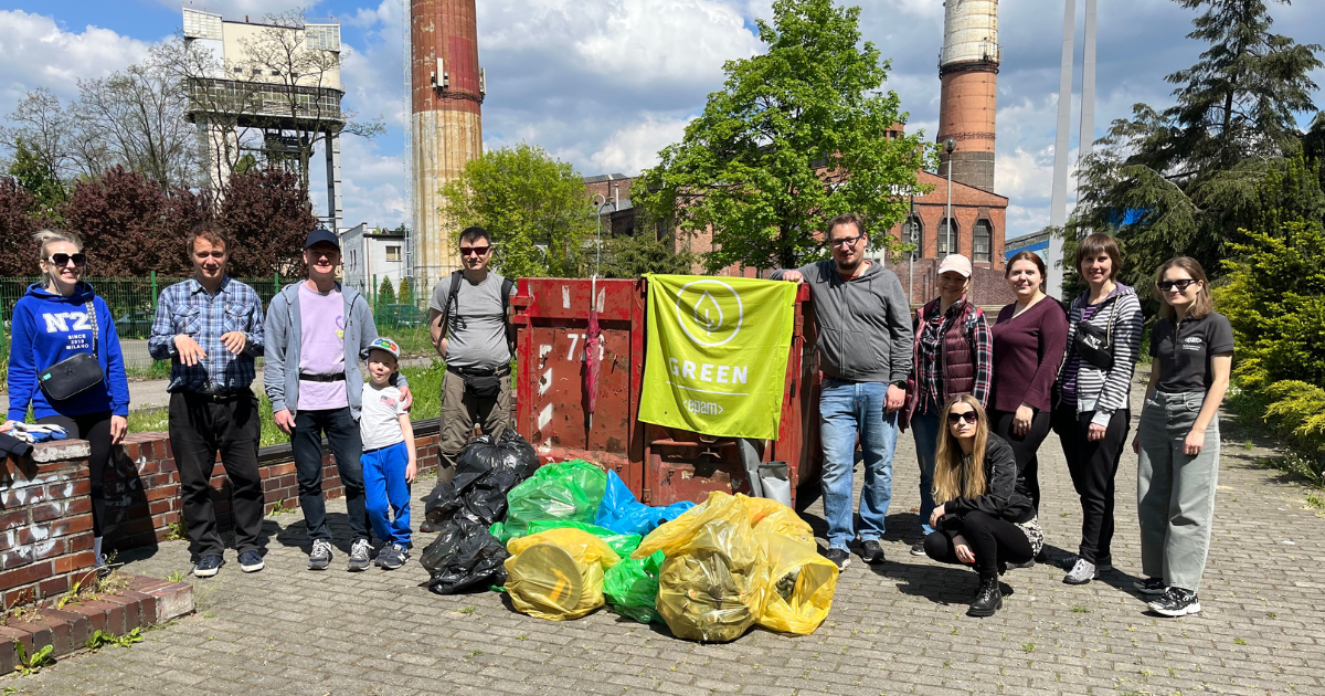 EPAMersi i mieszkańcy Katowic spotkali się, aby zebrać odpady